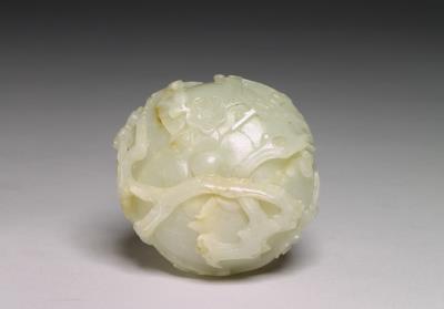 图片[3]-Jade water container in the form of a plum blossom, Qing dynasty (1644-1911)-China Archive